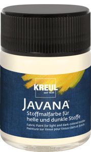 Kreul Javana Stoffmalfarbe für helle und dunkle Stoffe vanille 50 ml