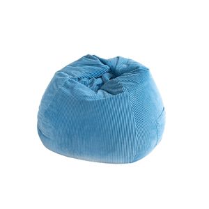 HOME DELUXE Sitzsack CALM Blau - 110 x 70 x 100 cm|Beanbag, Sitzkissen, Bodenkissen, Sitzsack für Kinderzimmer