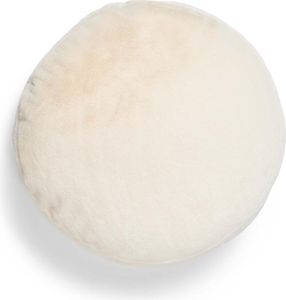Essenza Kunstfell Zierkissen Mads Furry  Farbe Vanilla Größe 45 cm round