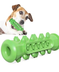 Hunde Kauspielzeug Noppen, sanfte Zahnpflege für Hunde und Welpen, alle Rassen, Therapie unterstützend, befüllbar, robust, grün