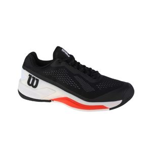 Wilson Rush Pro 4.0 Mens Tennis Shoe Black/White/Poppy Red 41 1/3 Herren Tennisschuhe