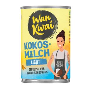 Wan Kwai mleczko kokosowe light z pysznego tłoczonego miąższu kokosa 400ml