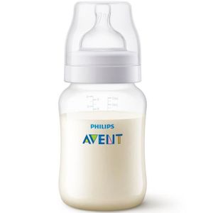 Philips AVENT SCF813/27 ANTI-Colic PP Bottle 260ML Baby-Flasche + Sauger, 260ml Fassungsvermögen, BPA-frei