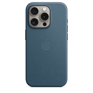 Apple iPhone 15 Pro Feingewebe Case mit MagSafe Pazifikblau iPhone 15 Pro