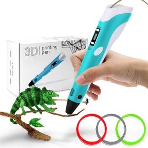 3D-Druckstift, 3D-Zeichenstift Mit LCD-Bildschirm, 3D-Doodler-Stift Kreatives DIY-Geschenk, Inspire Kids Teens Creativity Best Gifts