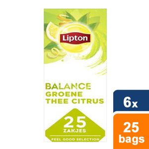 Lipton - Feel good selection Grüntee Zitrone - 6x 25 Teebeutel