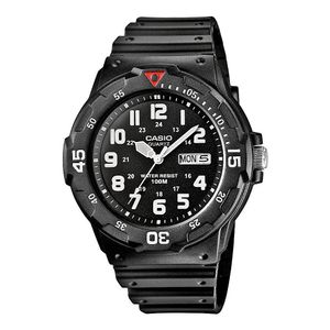 Casio Uhr MRW-200H-1BVEG Armbanduhr schwarz