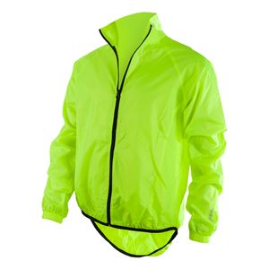 O'Neal Mountainbike Fahrrad Outdoor Jacke, Windjacke - BREEZE Rain Jacket neon yellow - Neon Gelb, wasserabweisend, atmungsaktiv, Reflektor Print, Größe XS - XXL, Größe:XL