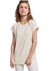 Urban Classics Damen T-Shirt Ladies Modal Extended Shoulder Tee Whitesand-3XL
