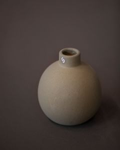 Vase Albacken rund Minivase braun rustikal minimalistisch