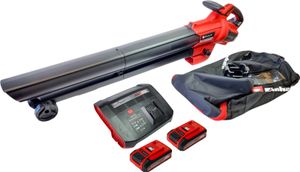 Einhell GE-CL 36 Li E Akku Laubbläser und -sauger 36 V ( 2x 18 V ) Power X-Change Brushless + 2x Akku 4,0 Ah + Ladegerät