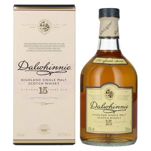 Dalwhinnie 15 Jahre Highland Single Malt Scotch Whisky in Geschenkpackung | 43 % vol | 0,7 l