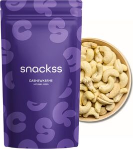 Cashewkerne naturbelassen – 500g Rohe Cashewkerne | Snack & Backzutat