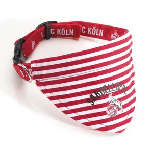 HUNDE HALSBAND MIT DREIECKTUCH TUCH 1. FC KÖLN Gr. M