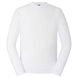 Russell - "Classic" T-Shirt für Herren/Damen Unisex  Langärmlig PC5393 (XL) (Weiß)