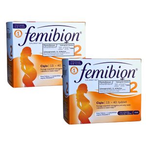 Femibion Natal 2 Schwangerschaft 112 Tabletten + 112 Kapseln Für 16 Wochen Folsäure