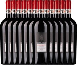 VINELLO 12er Weinpaket - Appassimento 2020 - Conte di Campiano