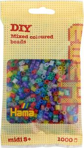 Hama-Perlen Glitter 1000Stück, 1Beutel