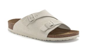 Birkenstock Zürich Suede Leather Narrow Fit - Grau, 4,5