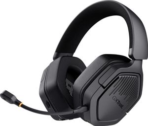 Trust GXT 1493 Ravox Herné slúchadlá bezdrôtové Bluetooth + 2,4 GHz pre PS5 PS4 Switch PC Mobile, 50 mm ovládač, výdrž batérie 70 hodín, slúchadlá cez uši, bezdrôtové Bluetooth s mikrofónom, čierne
