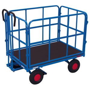 Variofit Handpritschenwagen mit 4 Stahlrohrgitterwänden zu-45102