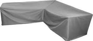 Pegaso Schutzhülle Gartenmöbel L-Form | 245x245x66 cm | Wetterfeste Abdeckung für Lounge-Ecke