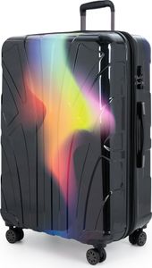 Suitline - Hartschalen-Koffer XL mit Dehnfalte Hartschale hochglanz Check-In Gepäck Trolley Rollkoffer Reisekoffer Gurtmaß 158cm, 4 Rollen, TSA, Glossy,Neon Red Yellow Suitline - Hartschalen-Koffer XL mit Dehnfalte Hartschale hochglanz Check-In Gepäck Trolley Rollkoffer Reisekoffer Gurtmaß 158cm, 4 Rollen, TSA, Glossy,Neon Red Yellow