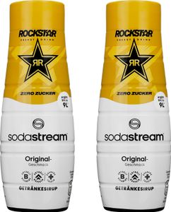 SodaStream Rockstar Original Zero Sirup 440ml, 2 Stück SodaStream Rockstar Original Zero Sirup 440ml, 2 Stück