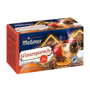 Meßmer Winterpunsch Früchtetee mit Glühweingeschmack 20 Beutel 50g