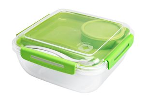 Salatbox 1.7 l MEMORY B3, Farbe:Grün