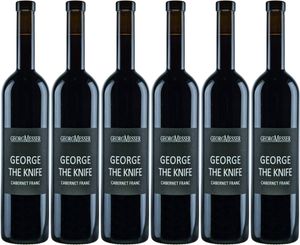 6x "George the Knife" Cabernet Franc 2015 – Wein- und Sekthaus Georg Messer, Pfalz – Rotwein