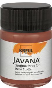 Kreul Javana Stoffmalfarbe für helle Stoffe rehbraun 50 ml