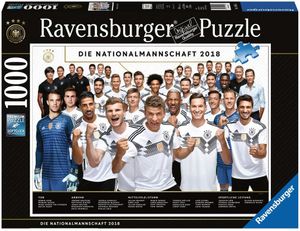 Ravensburger 19856 - Weltmeisterschaft 2018, Die Nationalmannschaft, Puzzle, 1000 Teile 400555619856