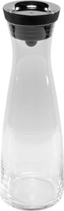 WMF Basic karafa na vodu 1,5 l, sklenená karafa, silikónové veko, CloseUp uzáver, výška 32,7 cm