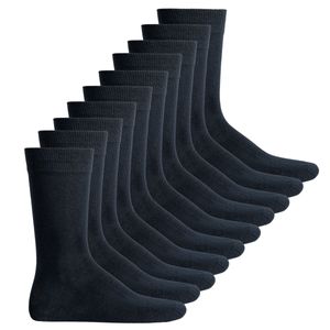 Pánské ponožky JACK&JONES 10 Pack - JACJENS SOCK, jedna velikost Navy Blue 40-46