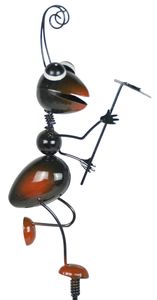 Zahradní mravenec s hráběmi cca 85 cm - zahradní dekorace