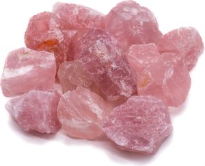 LAVISA Premium Heilsteine Edelsteine Set | Natürliche Kristalle für Dekoration und Wohlbefinden | 100% Natursteine Mineralsteine (Rosenquarz)