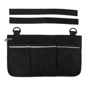Rollstuhltasche, wasserdichte Polyester-Rollstuhl-Seitentasche mit mehreren Taschen für den Außenbereich