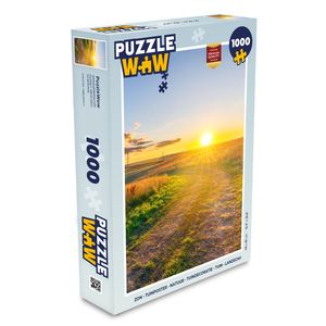 MuchoWow MuchoWow® Puzzle 1000 ks Slunce - Příroda - Krajina
