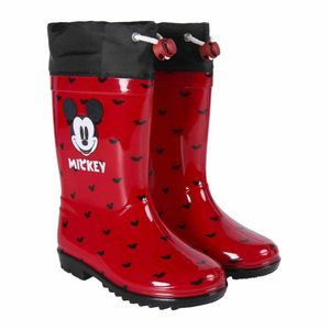 Kinder Gummistiefel Mickey Mouse Rot Fußgröße: 22