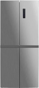 Exquisit MD365-125-040D inox  – Side-by-Side-Kühlschrank mit No-Frost, 362 Liter, Edelstahl-Optik