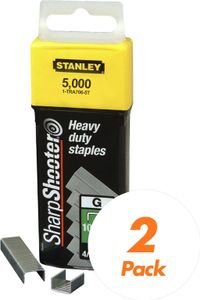 STANLEY Klammern Typ G 1-TRA706T-5T 10 mm - Ersatzklammern für Elektro- & Handtacker - 10000 Stück