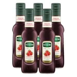 Mathieu Teisseire Getränke-Sirup Erdbeere 0,25L (5er Pack)
