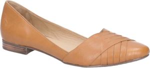 Hush Puppies Damen Leder-Ballerina Marley FS6113 (36 EU) (Hellbraun)
