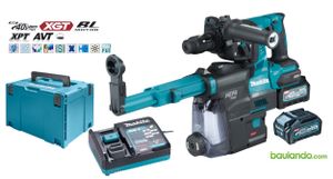 Makita Młot Wiercąco-Kujący Sds-Plus 40Vmax Xgt 2X4,0Ah 2,8J +Odsys. Dx14 Hr004Gm202