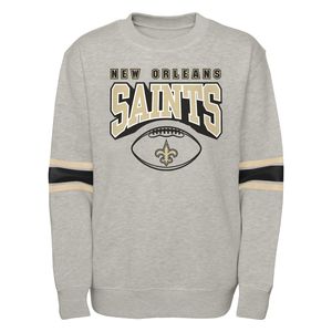 Kinder NFL Fleece Pullover - FAVE New Orleans Saints US14-16