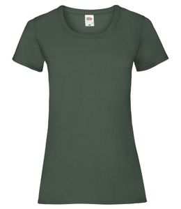 Damen T-Shirt Lady-Fit Valueweight T - Flaschengrün, M