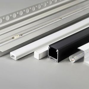 LED Aluminium Profil 2m alle Varianten , Farbe:Alu-Eloxiert, Montageart:Aufbau, Profil:Aufbau XL-Profil 30x33 mm, Abdeckung:Opalweiß