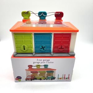 Battat Motorikspielzeug Auto Garage Cars mit Schlüsseln Formensortierspiel  Baby Spielzeug ab 2 Jahren (5 Teile) (23,21)