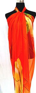 XXL Multifunktions Pareo Schal Wickelrock Strandtuch Wickeltuch Sarong Bademode Trägerkleid P17